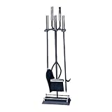UniFlame 3 Inch Fold Black/Chrome Fireset