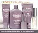 Clinique Global Groomers Skin Supplies for Men 4 Piece Set