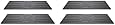 Body Armor 4x4 5123 Black Poly Step Pads for RockSteps (Set of 4)