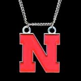 Nebraska Cornhuskers Logo Pendant on Chain (Set of 2)
