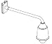 American Dynamics RHIULWM Dome mount, SDU (indoor), wall & inner/outer corner, 31