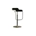 Baxton Sutdios Clizia Adjustable Curved Barstool (set of 2), Black