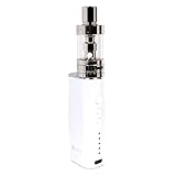 VAPITO-P1 Kit E cigarette BOX Mod 50W (white) with Adjustable Airflow tank (no Nicotine and free tobacco)