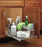 Amerock C54012 1T 26 One Tier Pull Out Organizer Chrome