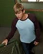 Canvas Men's Hawthorne Baseball Long Sleeve Crewneck T-Shirt. 3000C
