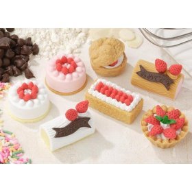 Iwako Japanese Erasers / Cakes and Pastry 7pcs.
