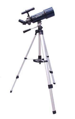 Blue TwinStar AstroMark 80mm Dual Tripod Refractor Telescope