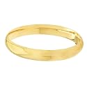 Duragold 14k Yellow Gold Polished Bangle Bracelet (10.5mm)