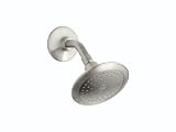 Kohler K-45123-BN Alteo Single-Function Katalyst Showerhead, Vibrant Brushed Nickel