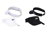 Reebok Play Dry Running Visor (White, One Size)