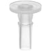 Value Plastics MLRLP-6 Male Luer Plug (May be used with separate rotating lock ring; FSLLR), Natural Polypropylene (25-Pack)