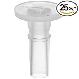 Value Plastic MLRLP-6 Luer Tube Fitting Male Luer Plug Natural Polypropylene (pack of  25)