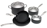 Simply Calphalon Nonstick Aluminum 8-Piece Cookware Set