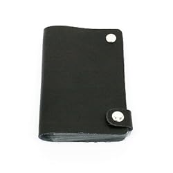 HDE&reg; Leather Flip Card Holder Case - Black