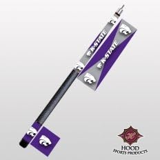 HOOD SPORTS PRODUCTS 1960-KSU KANSAS STATE 2-PIECE CUE STICK