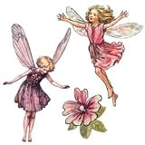 Enchanted Flower Fairies Wallies Wallpaper Cutouts