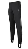 Ron Hill Mens Classic Running Tracksters - Black & White Line - Large