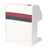 B M Seating Pontoon Deluxe Captain Stand, White/Red/Charcoal