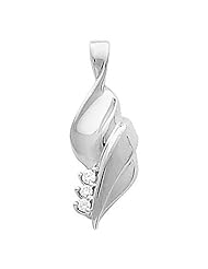 Platinum Diamond Pendant - 0.105 Ct. -- LIFETIME WARRANTY
