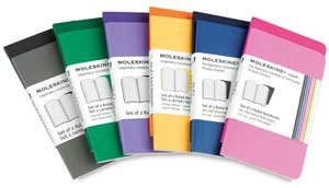 Moleskine Volant Notebooks - Blue, 5 times; 8frac14;, 