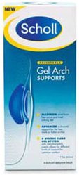 Childrens Toyshop   : Scholl Footcare Appliances -  Gel Arch Supports Adjustable Size 8-9
