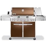 Weber 1782001 Summit E-650 LP Gas Grill w/ Premium Grill Cov