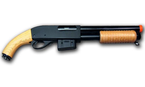 AGM 9870 Airsoft Spring Shotgun Metal Sawed Off 