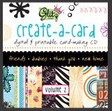 Glitz Design - Create A Card - Digital Printable CD - Volume 2, CLEARANCE