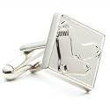 Boston Red Sox MLB silver edition Mens executive logo Cufflinks