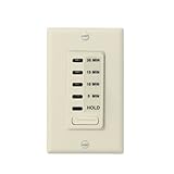 Intermatic EI200W Electronic Auto-Off Timer 5/10/15/30 Minutes, White