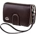 Olympus Slim Leather Case For Stylus And Fe Series Digital Cameras - Dark Brown