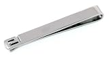 Stainless steel tie-slide with cut out accent