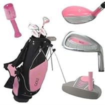 Big Sale Best Cheap Deals Golf Girl Junior Set for Ages 4-8 w/Pink Stand Bag RH