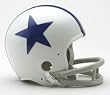 Dallas Cowboys 1960-63 2-Bar Throwback Replica Mini Helmet - Football Sports Merchandise