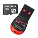 Electronics : SanDisk 8GB Micro SD (SDHC) Card - Class 4 + USB Reader