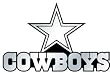 Dallas Cowboys Silver Auto Emblem - Football Sports Merchandise