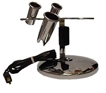 Kayline Dryer & 3-irons Pedestal With Electric Outlet Pb5-e " Chrome Finish"