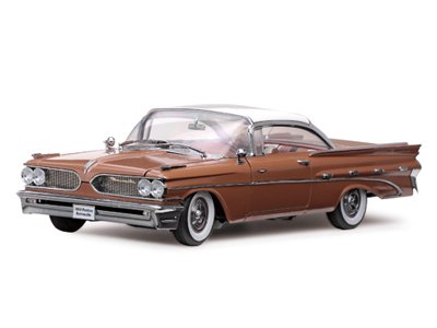 1959 Pontiac Bonneville Ivory/Canyon Copper 1:18 Platinum Edition