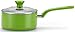 T-fal C96824 Excite Nonstick Thermo-Spot Dishwasher Safe Oven Safe PFOA Free Sauce Pan Cookware, 3-Quart, Green