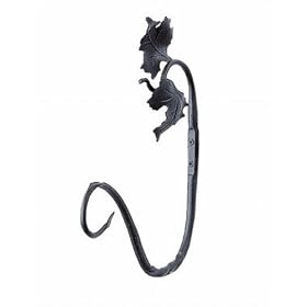 Achla SBM-02 Fixed Bracket Garden Hook - Black Powdercoat