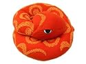 Hot PETS, Boa. Orange-Orange. Stuffed animal. Fair Trade, Natural. Handmade by micro-sensations