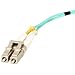 10Gb Fiber Optic Cable, LC/LC, Multi Mode, Duplex - 2 Meter (50/125 Type) - Aqua