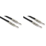 Pair of (2) Hosa Skj-610 10' Foot 16 AWG 1/4" Ts to 1/4" Ts Speaker Cables