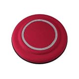 New Doggles Toy Flying Disk large Red Molded EVA Foam Core Lightweight Reflective Trim For Pets