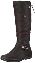 Rieker 79963, Damen Stiefel, Schwarz (schwarz 01), EU 36