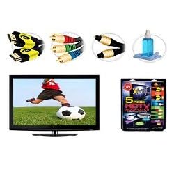 LG 42PQ30 HDTV + High-performance HDTV Hook-up & Maintenance Kit