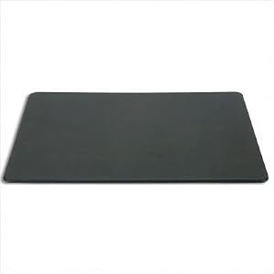 Genuine Black Bonded Leather 17 x 14 Conference Pad