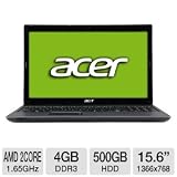 Acer Aspire AS5250-0639 15.5 Laptop (1.65 GHz AMD Dual-Core Processor E-450, 4 GB RAM, 500 GB Hard Drive, DVD+/-RW Optical Drive, Windows 7 Home Premium 64-bit)