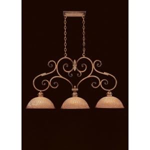 Metropolitan Torretta N6163-285 Cone (26H x 45W) Pool Table 3-LT 300w Pendant in Venata di... by Metrolpolitan Lighting