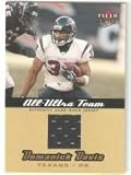 2005 Ultra All-Ultra Team Jerseys Gold #AU-DD Domanick Davis - Houston Texans (Piece of Authentic Game-Worn Jersey) (Football Cards)
